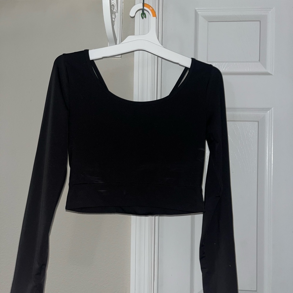 Black Long Sleeve Women's Top